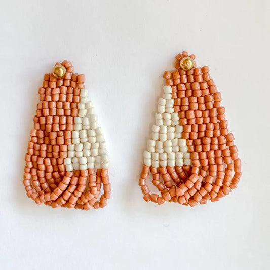 Teardrop Earrings - Blue or Blush